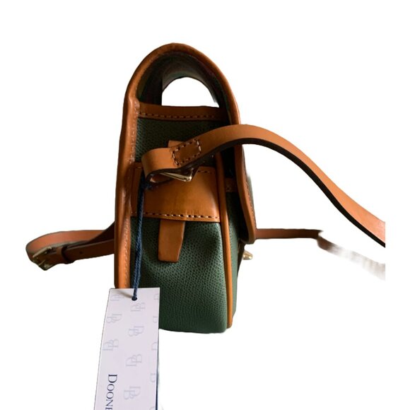 NWT DOONEY & BOURKE Sage Green Claremont Field Leather Crossbody Bag - Picture 5 of 8